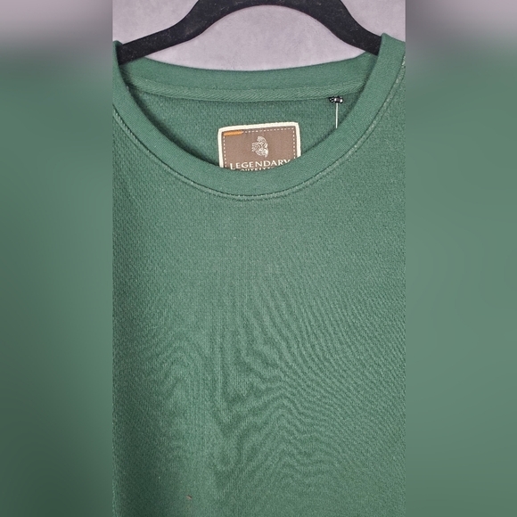 Men’s Legendary Green Long Sleeve Top Warm t-shirt Size L - Picture 2 of 10